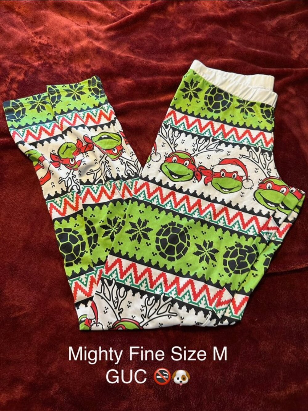 Ninja Turtle Christmas Leggings